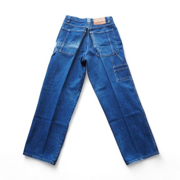 CJ Jeans Vintage 90s Y2K Medium Wash Distressed Carpenter Jeans Men's 32 x 32 - Picture 2 of 14